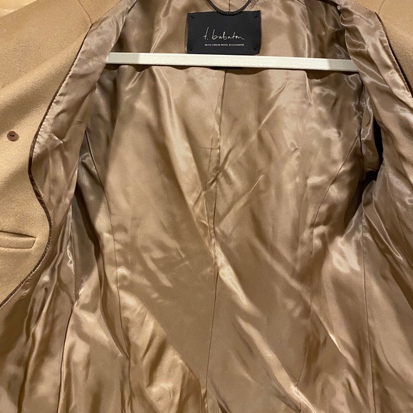 Babaton Wool-Cashmere Coat Sz Large - Picture 5 of 7